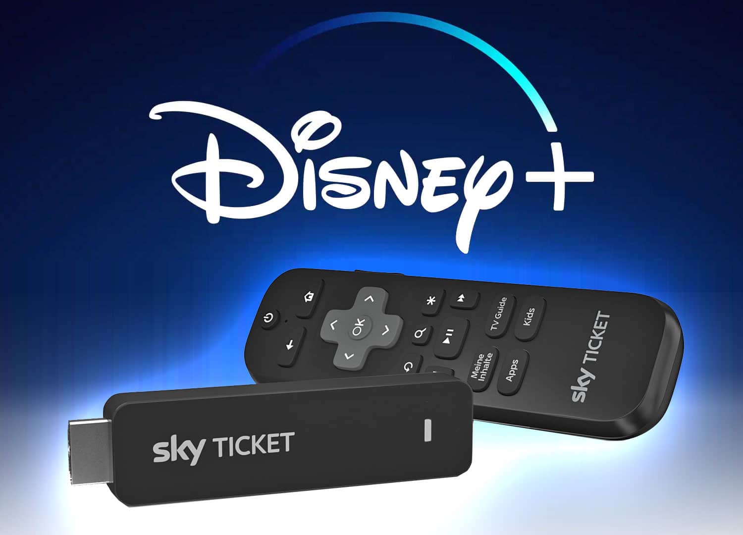 Disney+ ab sofort auch auf dem Sky Ticket TV-Stick verfügbar