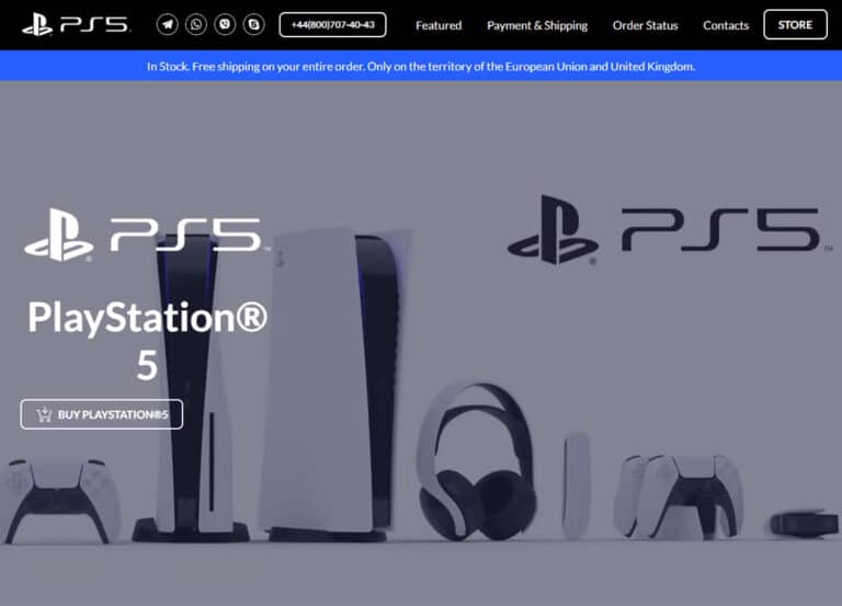 Warnung vor Fake-Shop „playstation-sony.eu“ – Abzocke statt PlayStation 5