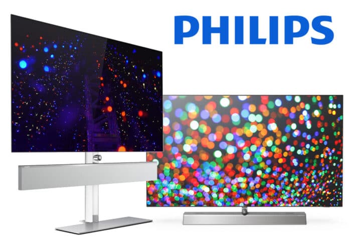 OLED986 (links) und OLED936 (rechts) 4K OLED Fernseher von Philips