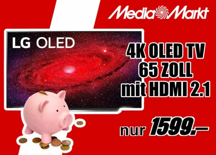 Preissturz bei diesem LG 4K OLED TV mit 65 Zoll (CX-Serie) und HDMI 2.1