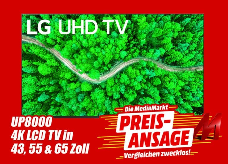 NUR HEUTE: Bestpreise für LGs 4K-Einstiegsserie UP8000 aus 2021