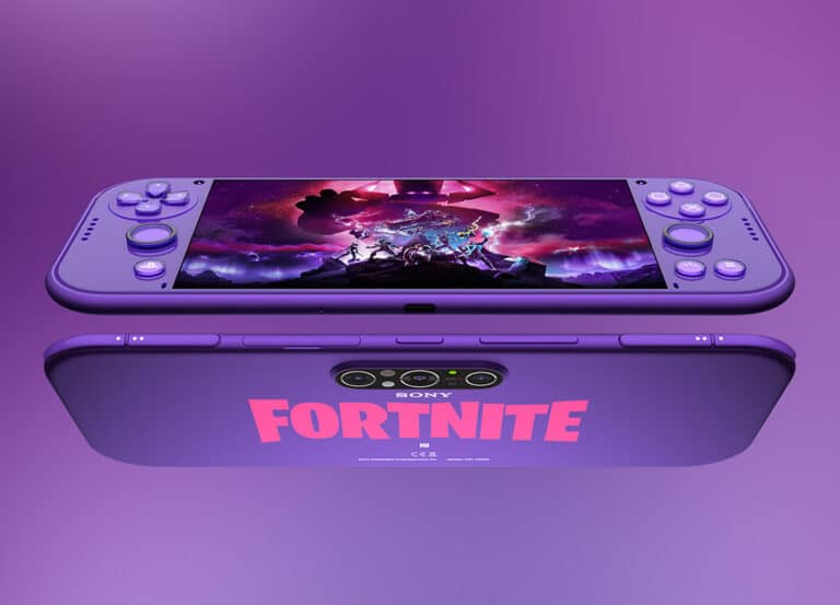Konzept: Eine PlayStation 5G Handheld-Konsole im Smartphone-Format