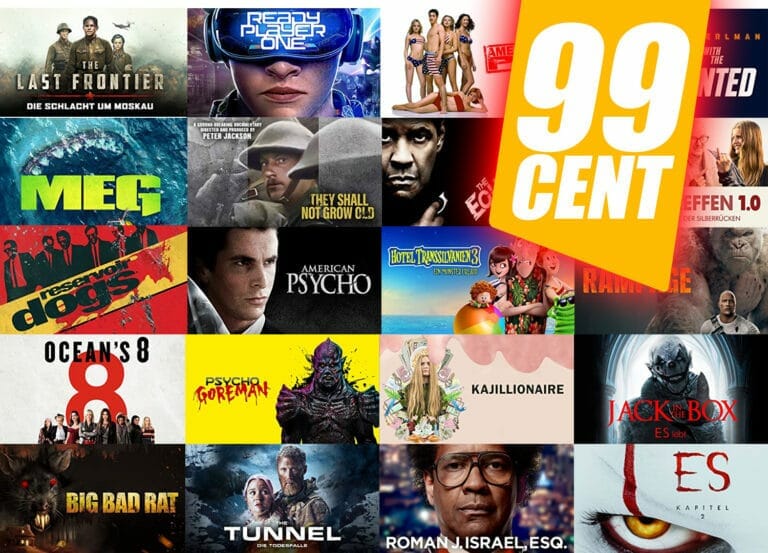 Prime Deals: Über 60 Titel für je nur 99 Cent ausleihen!