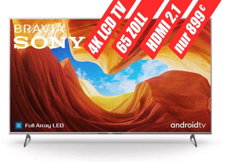Kaufempfehlung: Sony 65XH9005 4K LCD TV mit HDMI 2.1 für nur 899 Euro!