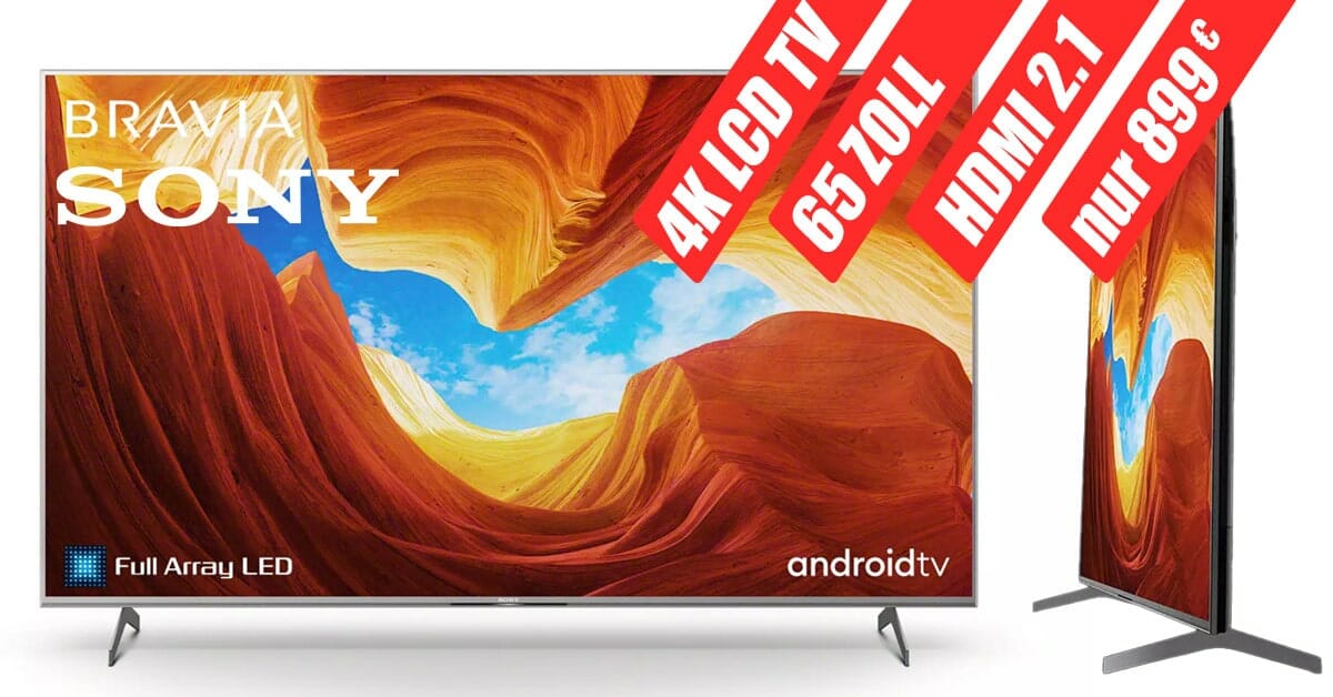 Kaufempfehlung Sony 65XH9005 4K LCD TV mit HDMI 2.1 f r nur 899 Euro
