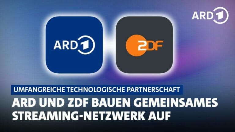 ARD und ZDF wollen gemeinsames Streaming-Netzwerk aufbauen