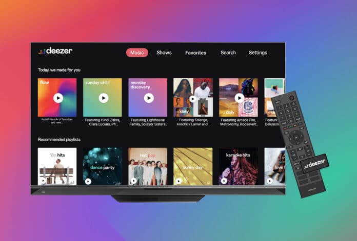 Deezer erreicht nun auch die Plattform VIDAA