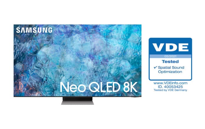 Die Samsung Neo QLED sichern sich eine Zertifizierung des VDE