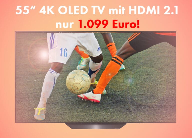 Amazon reduziert 55 Zoll 4K OLED TV mit HDMI 2.1 auf 1.099 Euro (OLED55BX9LB)