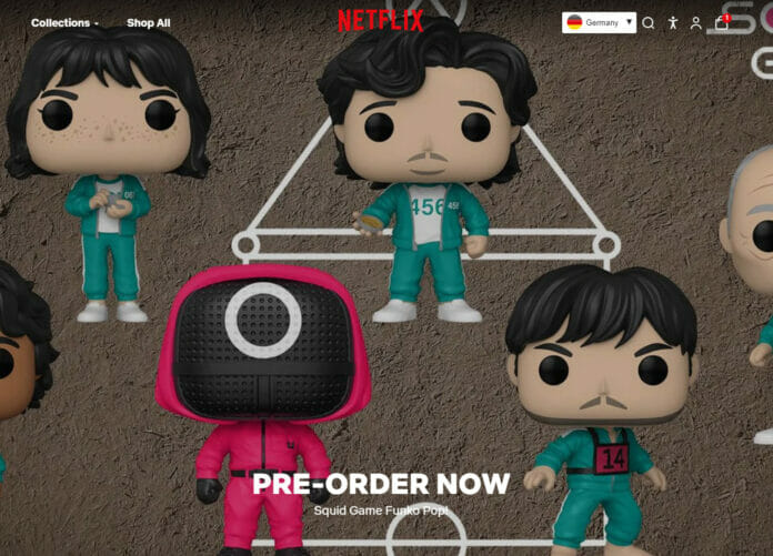 Im Netflix Merchandise-Shop werden Fans beliebter Serien wie 