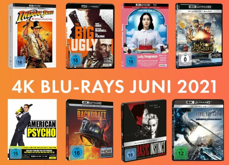4K Blu-ray Neuheiten Juni 2021 (Indiana Jones, Jim Knopf, American Psycho…)