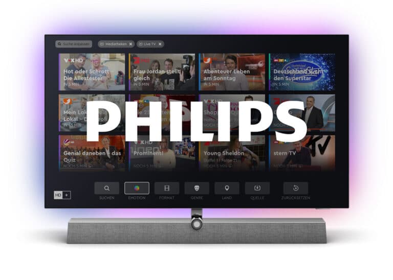 Philips rüstet zahlreiche TVs um integriertes HD+ auf