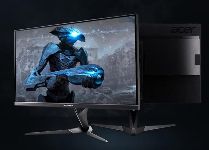 Offizielle Abbildung des Acer Predator XB323K 4K Monitor mit HDR600 und 144Hz