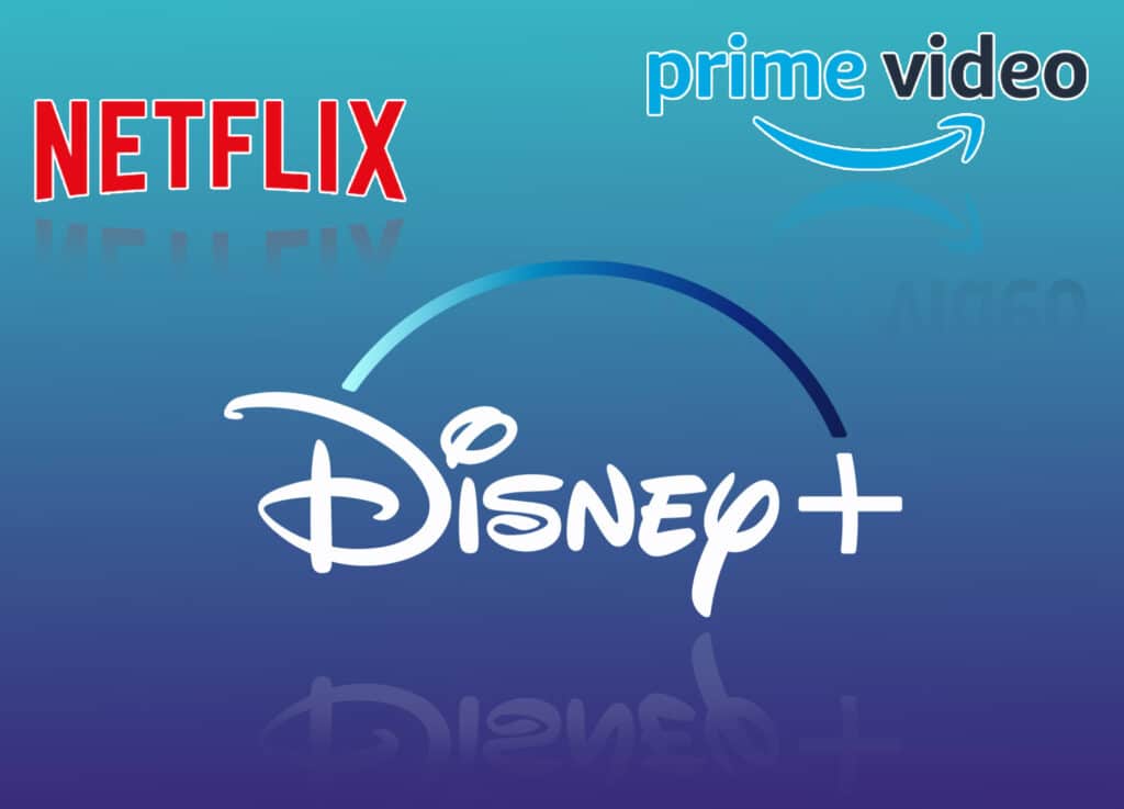 Disney Plus - Netflix - Prime Video Marktanteile