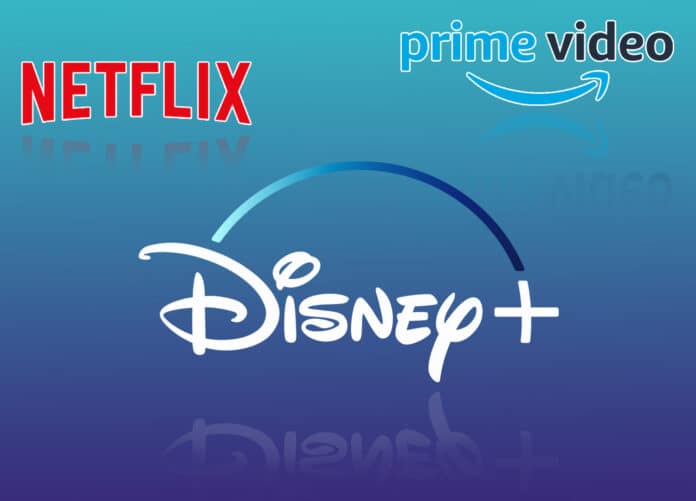 Disney Plus - Netflix - Prime Video Marktanteile