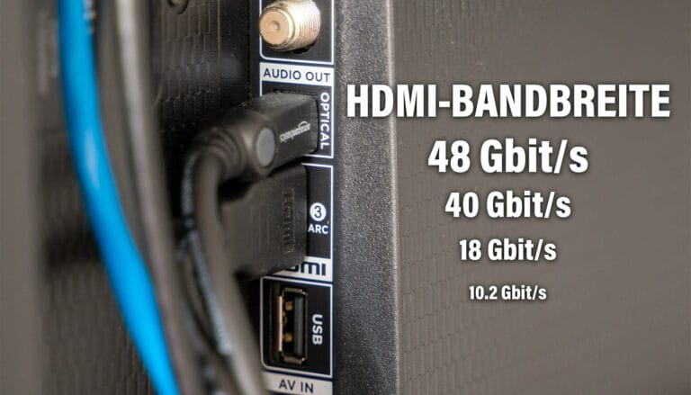 Welche HDMI-Bandbreite benötigt man für 4K/8K, 120Hz, 10-bit usw.