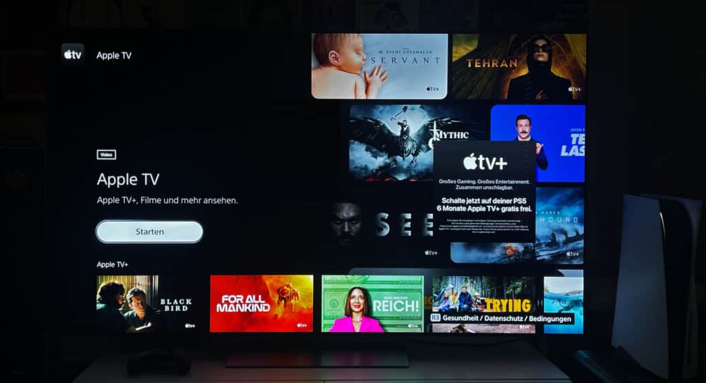 Apple TV+ Gratis-Angebot auf der PlayStation 5