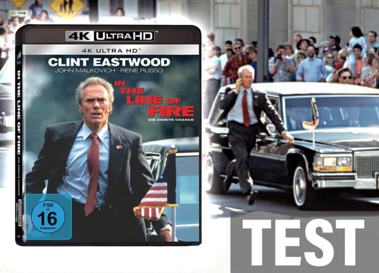 In the Line of Fire auf 4K Blu-ray im Test: Dynamischer geht’s nicht mehr!