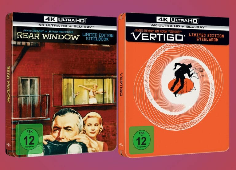„Vertigo“ und „Das Fenster zum Hof“ als limitiertes 4K Blu-ray Steelbook vorbestellbar