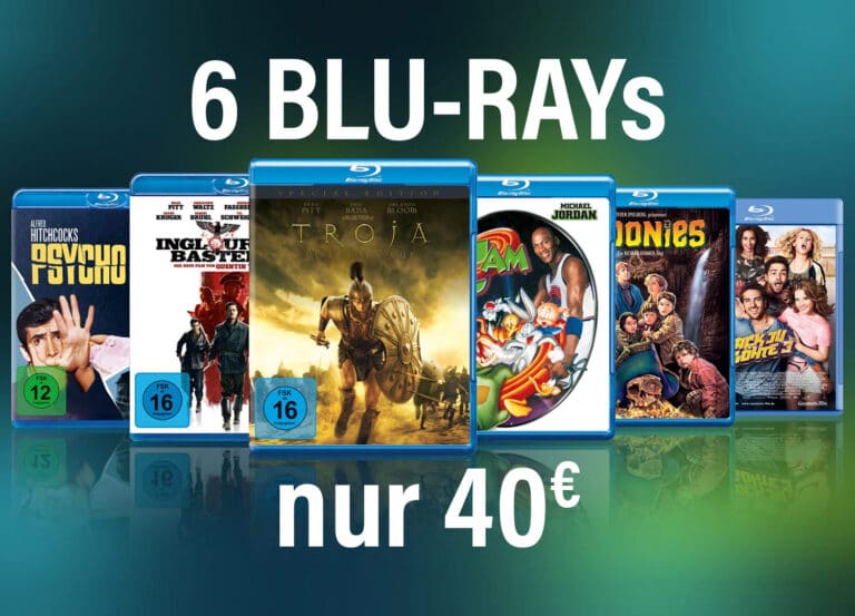 6 Blu-rays für nur 40 Euro (Multibuy-Aktion)