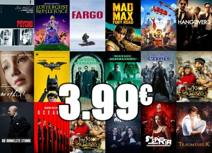 Diese 4K Filme stehen derzeit auf iTunes für nur 3.99 Euro zum Kauf