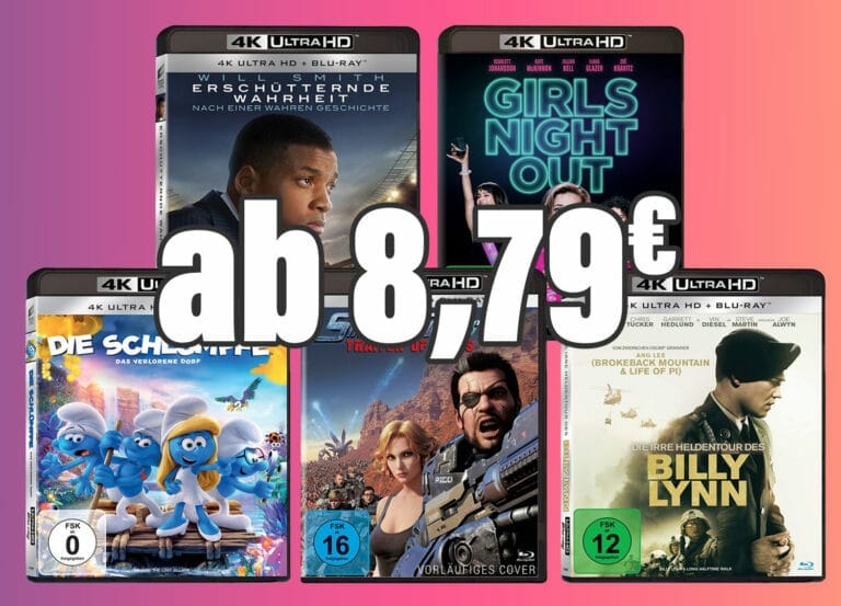 UHD Blu-rays supergünstig ab 8.79 Euro!
