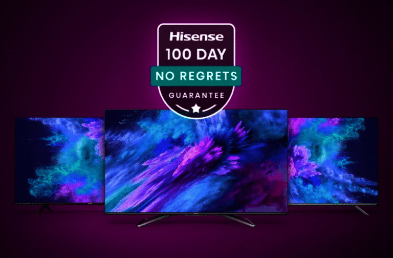 Hisense führt kostenlose 100-Tage-Testphase für seine Fernsehgeräte ein (nur USA)