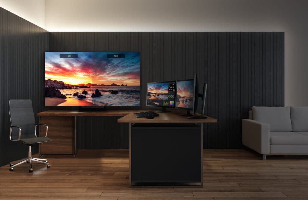 Der LG UltraFine OLED Pro 65EP5G ist für höchste Ansprüche gedacht.