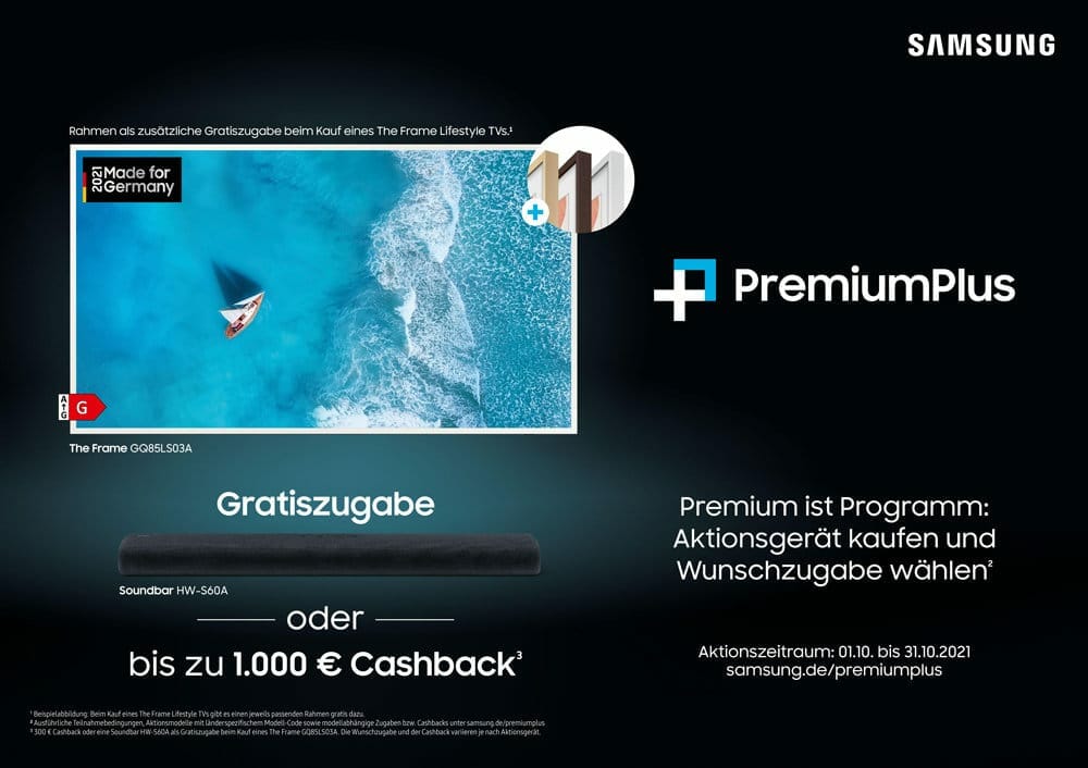 Samsung will mit PremiumPlus Kunden locken.