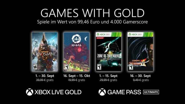 PlayStation Plus & Xbox Games with Gold im September 2021: Das sind die Gratis-Spiele