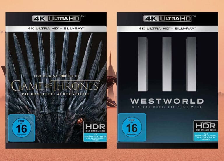 Warner veröffentlicht Game of Thrones (St.8) und Westworld (St.3) als 4K Blu-ray Amaray