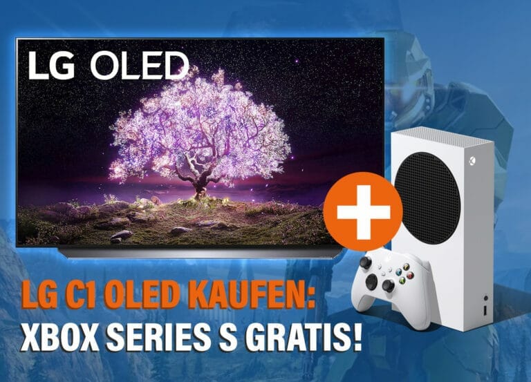 Xbox Series S Konsole geschenkt beim Kauf eines LG C1 OLED TV