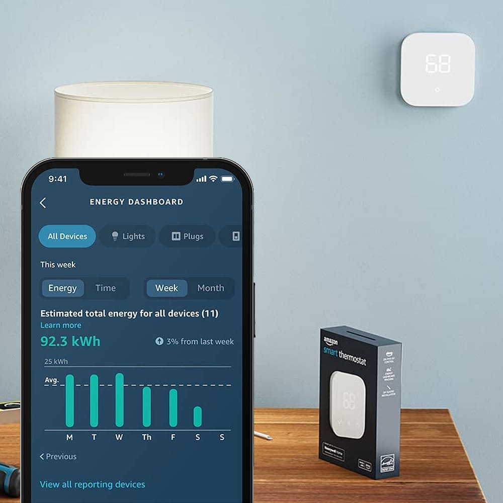 Der Amazon Smart Thermostat soll vor allem Heizkosten einsparen