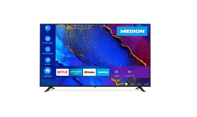 Medion Life X17572: 4K-TV mit 75 Zoll und Dolby Vision für unter 1.000 Euro