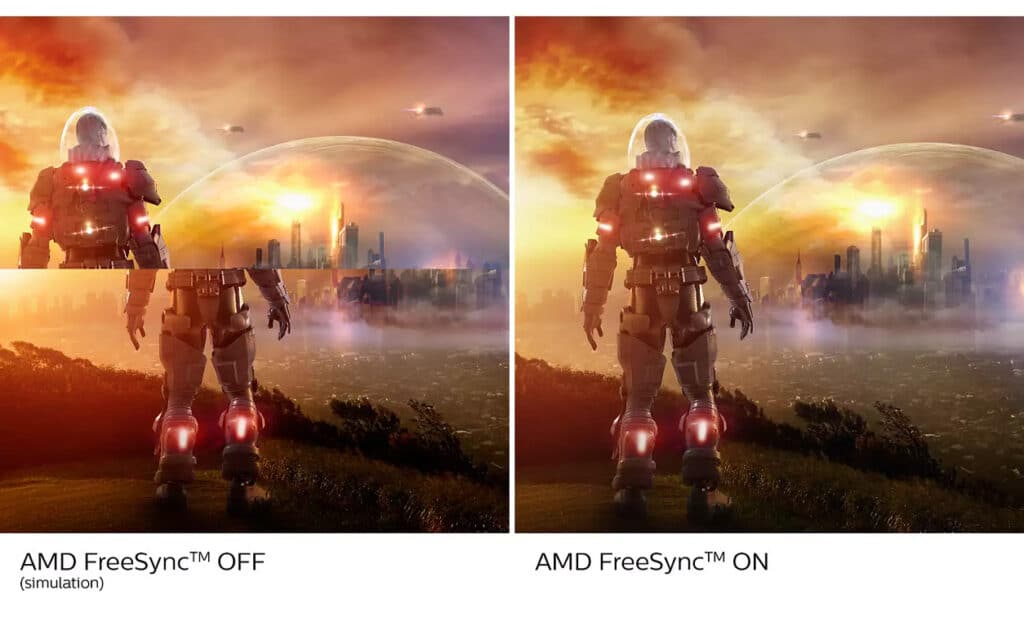 Der 329M1RV unterstützt AMD FreeSync Premium, der 279M1RV Nvidias G-Sync - beide mit bis zu 144Hz