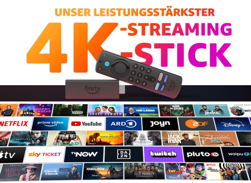 Der Fire TV Stick 4K MAX unterstützt Dolby Atmos via Netflix und Prime Video || Bild: Amazon