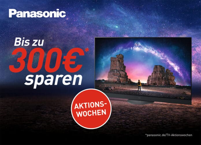 Erhaltet bis zu 300 Euro Direktrabatt beim Kauf eines 2021 Panasonic TV