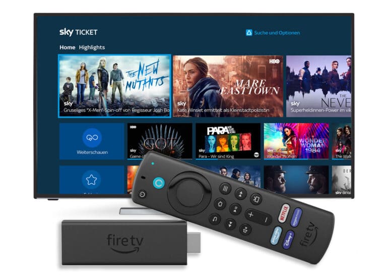Sky Ticket App jetzt auch für ‚Amazon Fire TV Stick 4K MAX‘ und ‚Magenta TV Stick‘