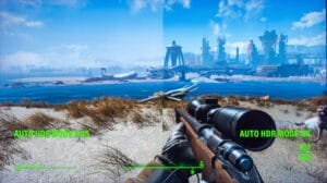 Vergleich Auto HDR Mode Windows 11 Fallout 4