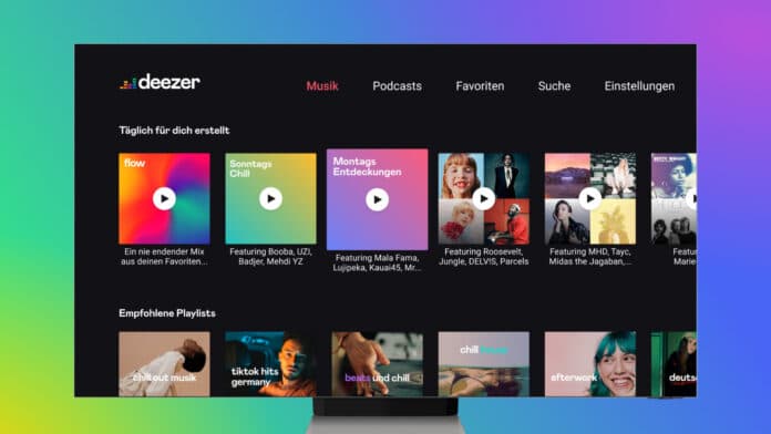 Deezer versorgt Samsung-TVs mit einer neuen App.