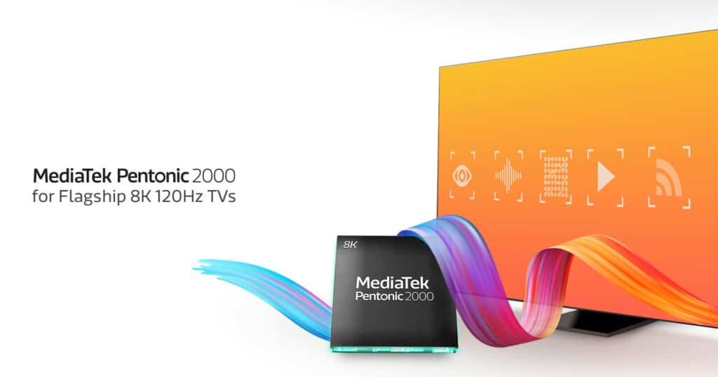 Der MediaTek Pentonic 2000 ist ein neuer SoC für Smart TVs.