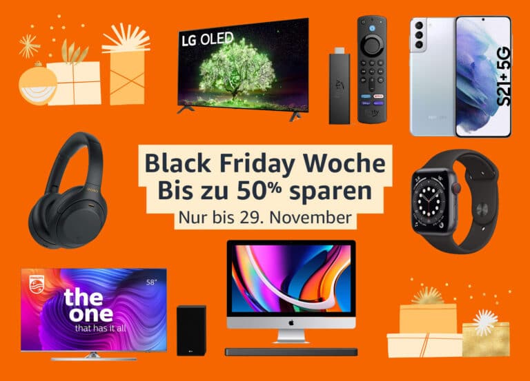 Amazon Black Friday Woche Tag 1: Die besten Angebote (unterstützt 4KFilme.de)