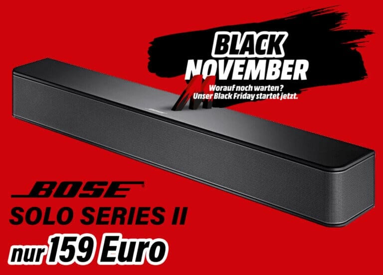 BOSE Solo Series 2 Soundbar zum Bestpreis von 159 Euro (Media Markt Black November)