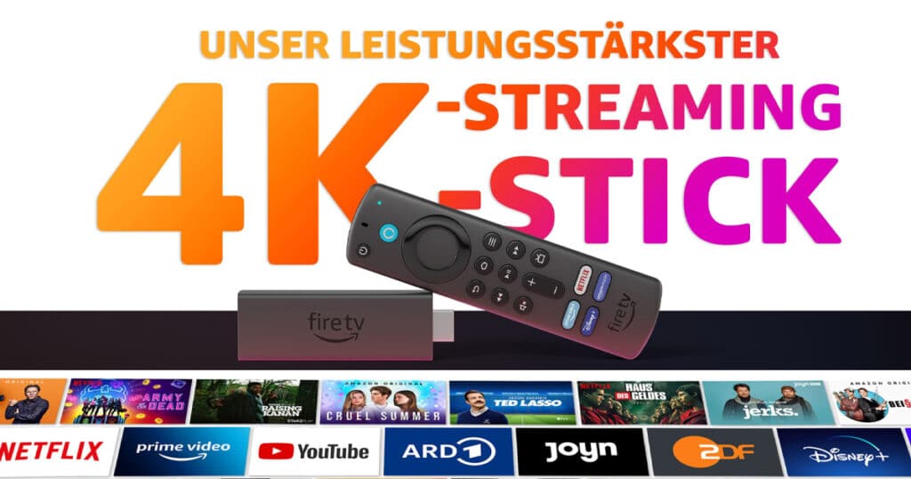 Der Fire TV Stick 4K MAX unterstützt Dolby Atmos via Netflix und Prime Video || Bild: Amazon