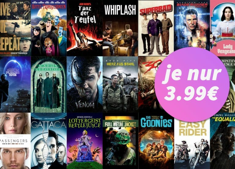 Digitale Filmsammlung aufwerten: iTunes reduziert 4K Filme auf 3.99 Euro