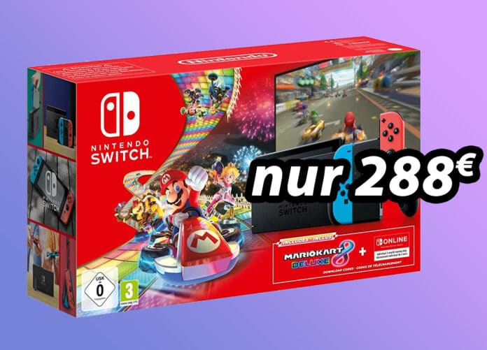 Ein neues günstiges Nintendo Switch Bundle inkl. Mario Kart 8 Deluxe für nur 288 Euro