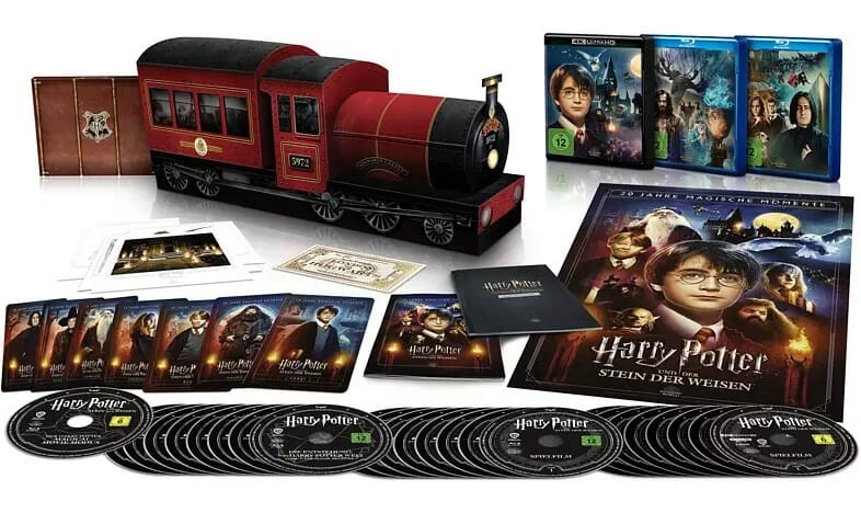 Für das besondere Heimkino-Erlebnis sorgt die Harry Potter Komplettedition auf 4K Blu-ray