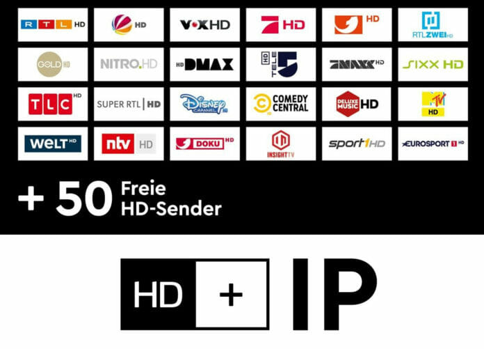 HD+ IP bietet Live TV Streaming via Internet, auch für Kabel und Antennen-Haushalte