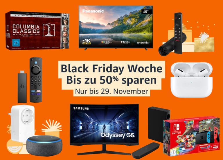Amazon Black Friday Woche Tag 5: Panasonic TVs, günstige Nvidia Shield TV uvm.