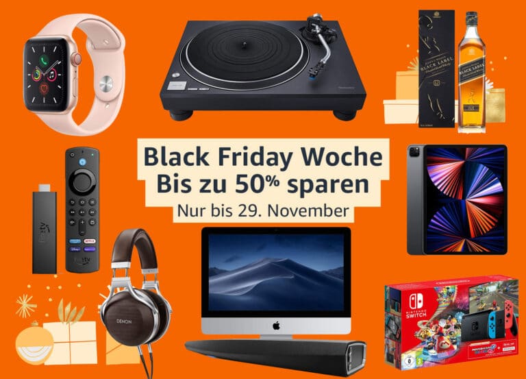 Amazon Black Friday Woche Tag 6: Apple iPad Pro, Polk Lautsprecher uvm.